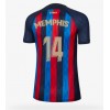 Barcelona Memphis Depay #14 Hjemmedrakt Kvinner 2022-23 Kortermet